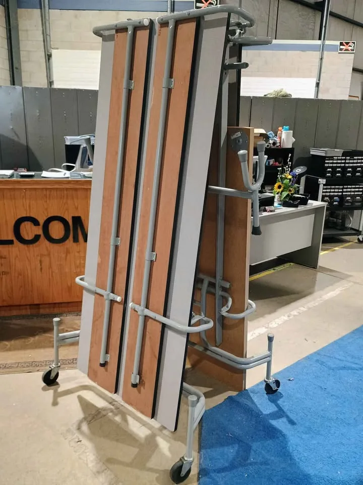 SALE!!  Space Saving Foldable Cafeteria / Dining Table image indicator(3)