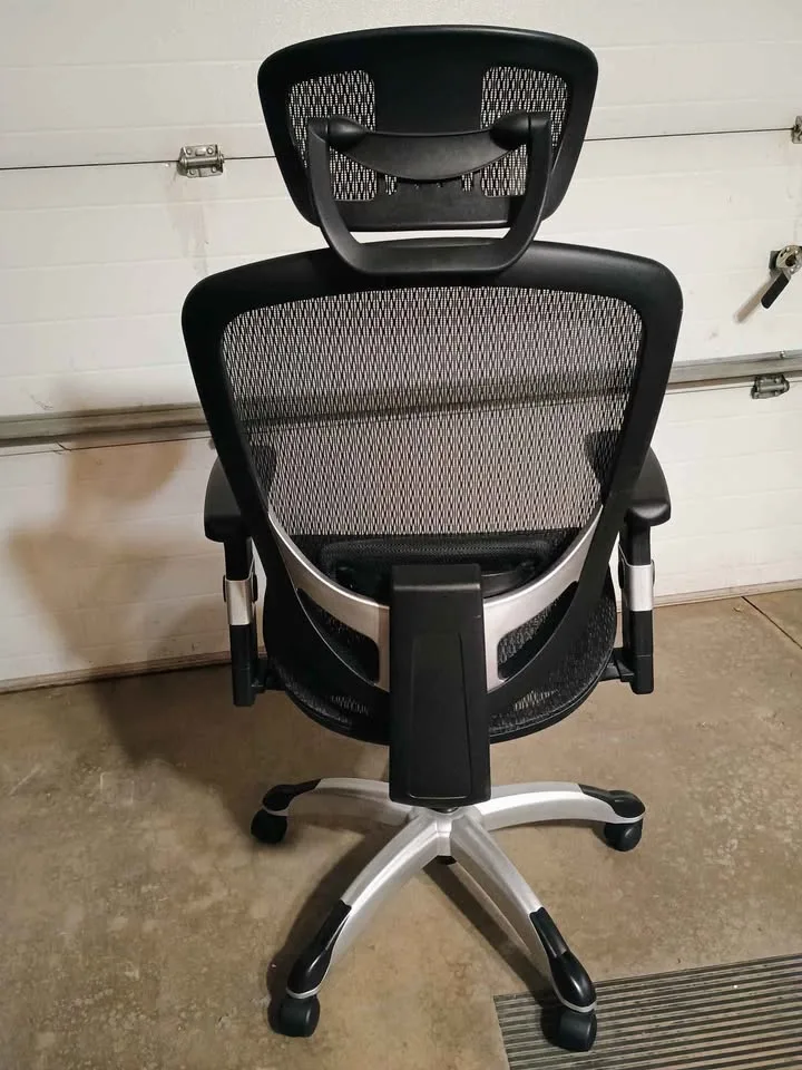 Black Mesh Rolling Office Chair image indicator(2)
