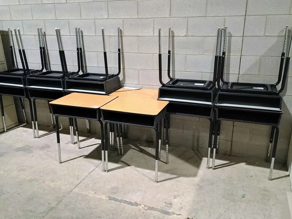 Height Adjustable School Pocket Desks - 44 Available image indicator(3)