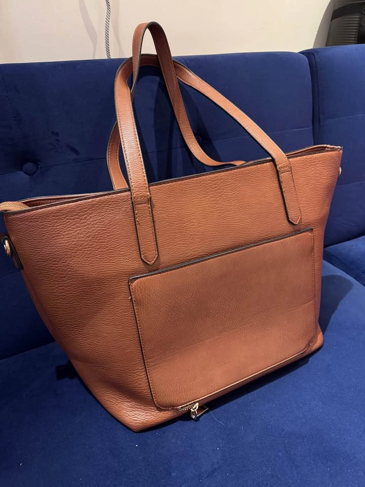Poppy & Peonies Caramel Bag - photo 3
