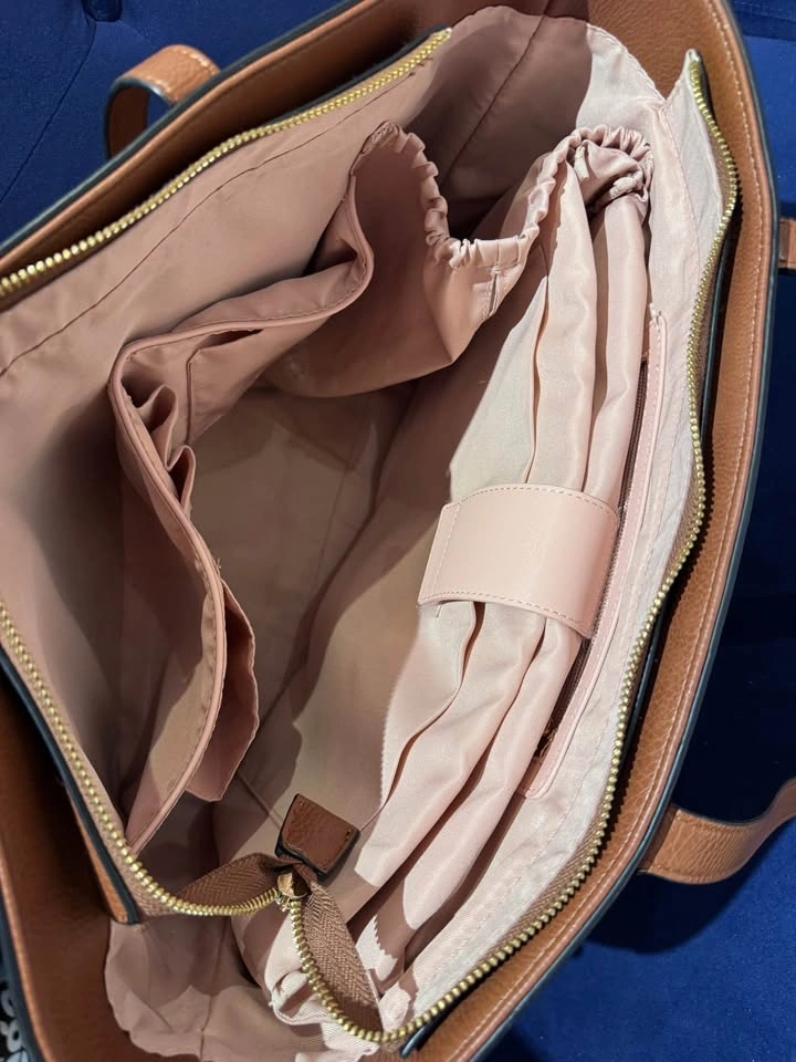 Poppy & Peonies Caramel Bag - photo 4