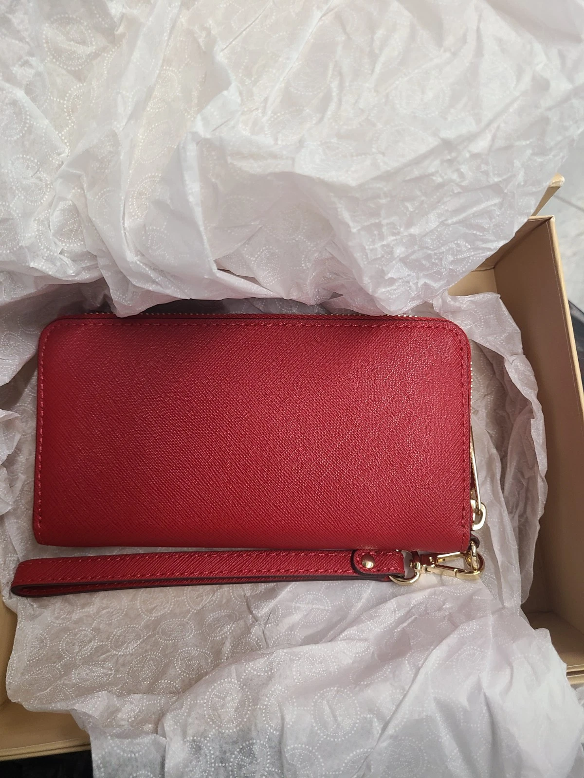 Michael Kors Jet Set Travel Continental Wristlet Wallet - Red - photo 2