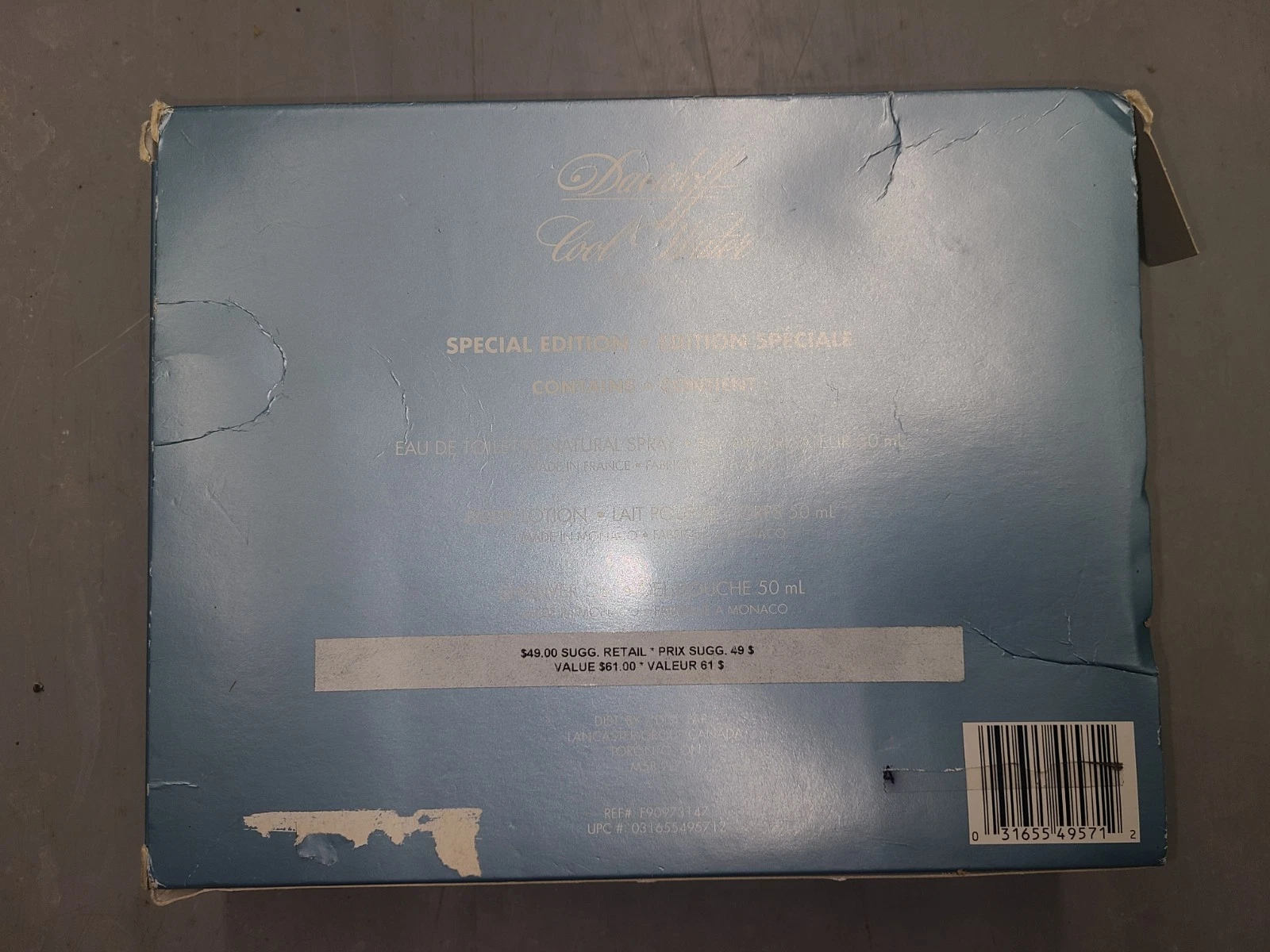 Cool Water by Davidoff 3pc Set 3 oz EDT Spray - photo 2