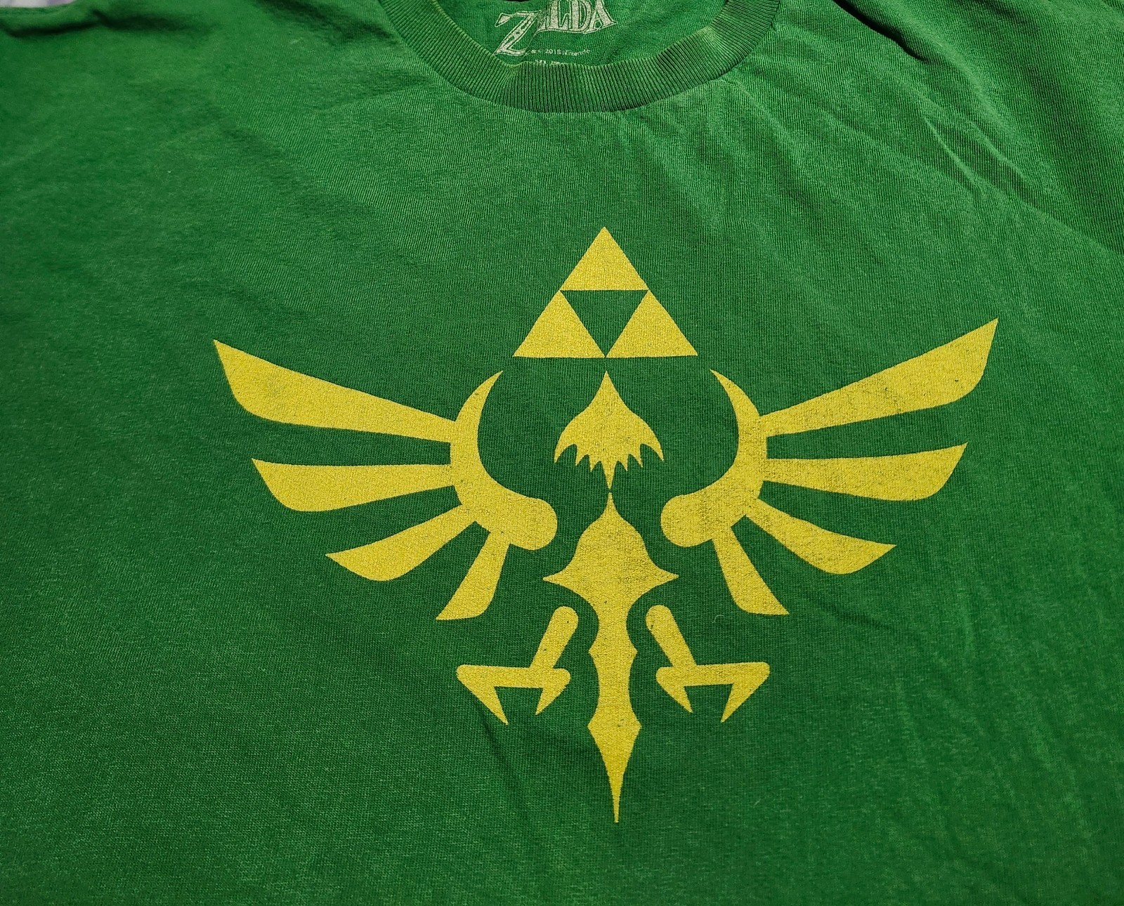 Vintage Nintendo Zelda Retro T-Shirt XL Green 80s Gamer