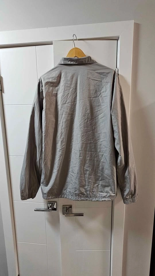 Reebok Large Grey Full Zip Jacket with Stripes - photo 3