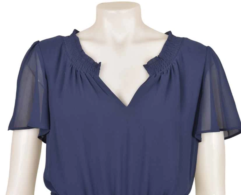 RW&CO Navy Blue V-Neck Dress S/P - photo 2