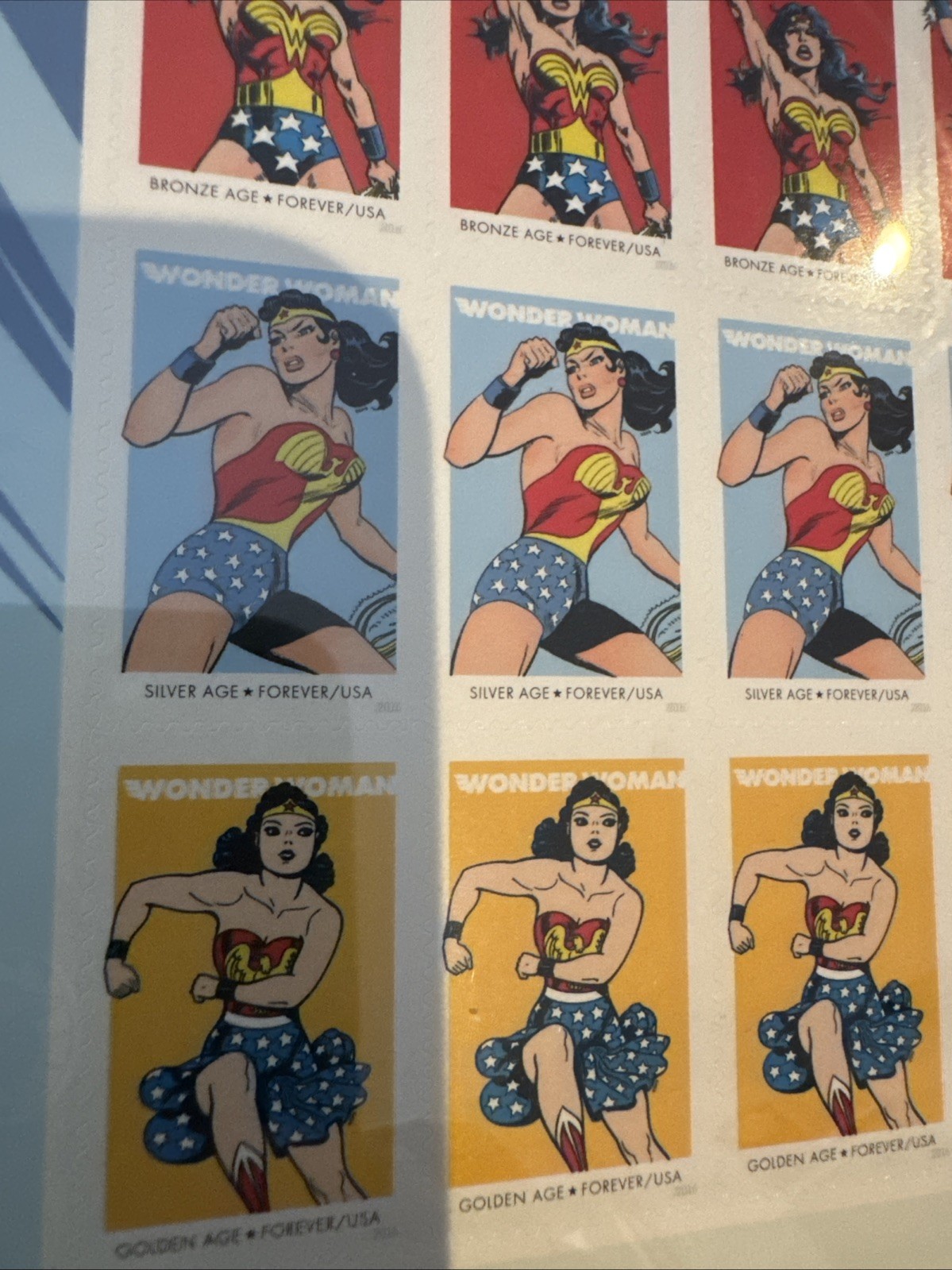 2016 USPS Wonder Woman Forever Stamp Full Sheet (20 Stamps) - photo 5