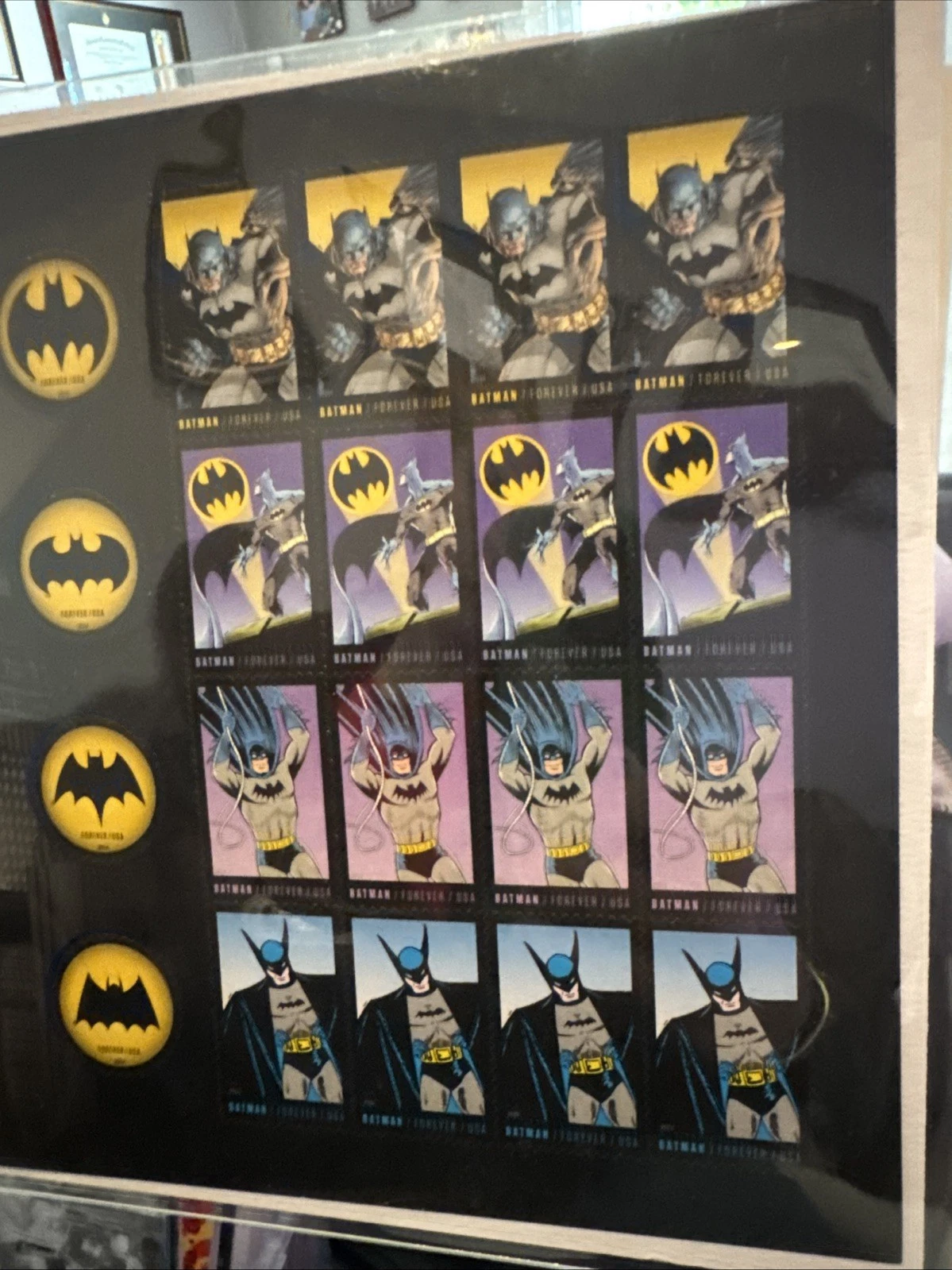 BATMAN 2014 - 75 Years USPS UNUSED Stamps NMNH - photo 3