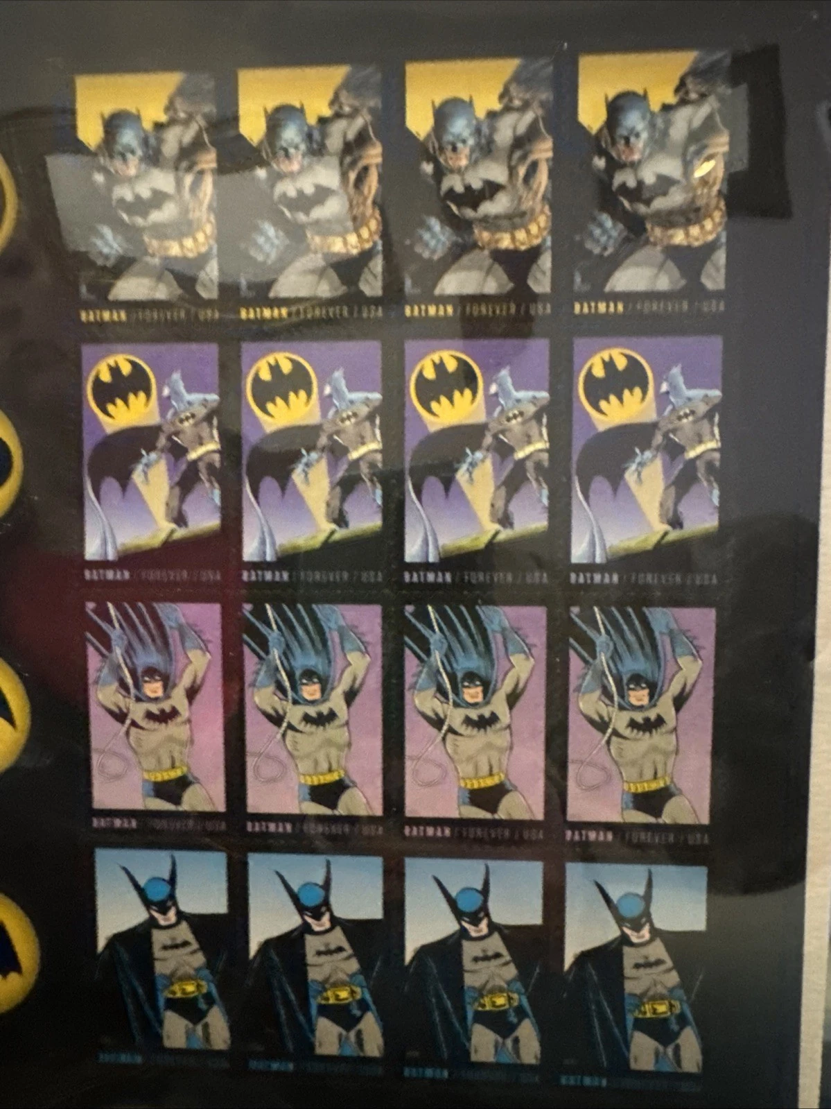 BATMAN 2014 - 75 Years USPS UNUSED Stamps NMNH - photo 4