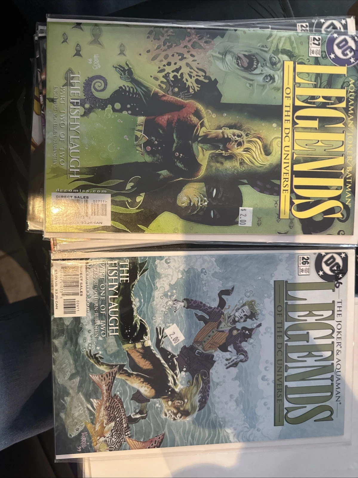 Legends Of the DC Universe #26-27 Joker Aquaman Set - photo 3