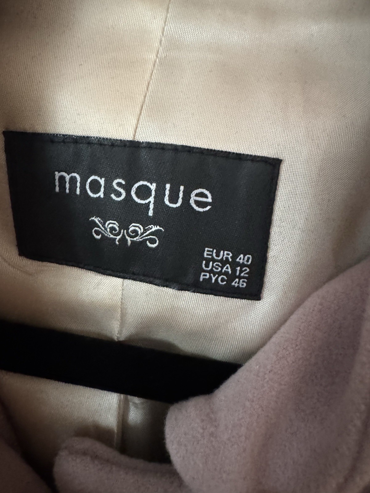 Masque Women's Wool Blend Coat Pink - photo 3