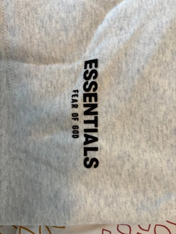 New Essentials Fear of God Grey Sweat Shorts - photo 2
