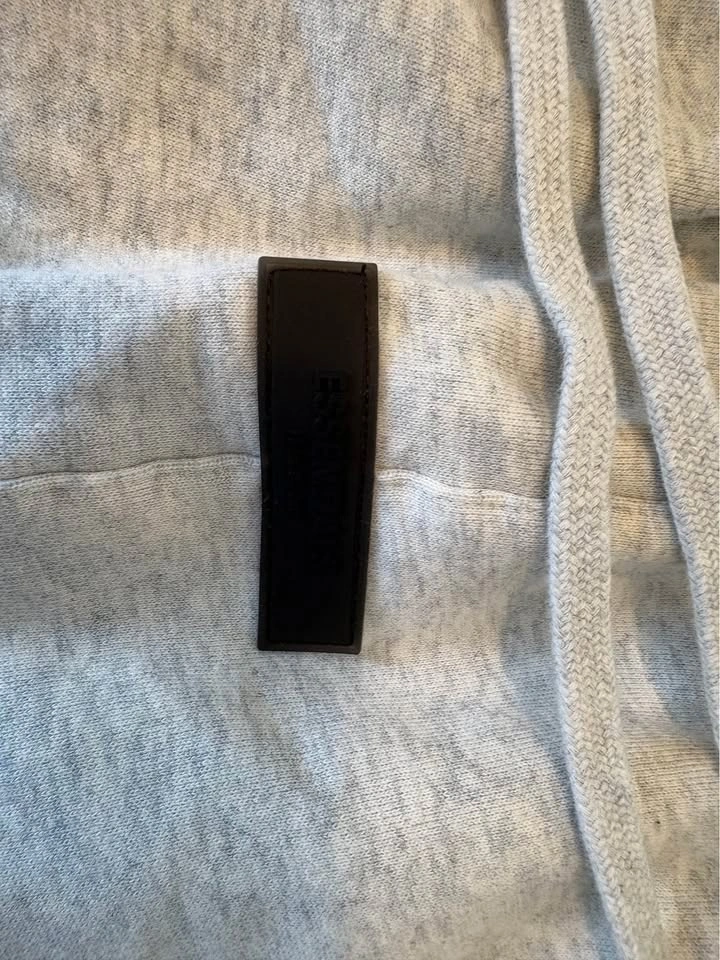 New Essentials Fear of God Grey Sweat Shorts - photo 3