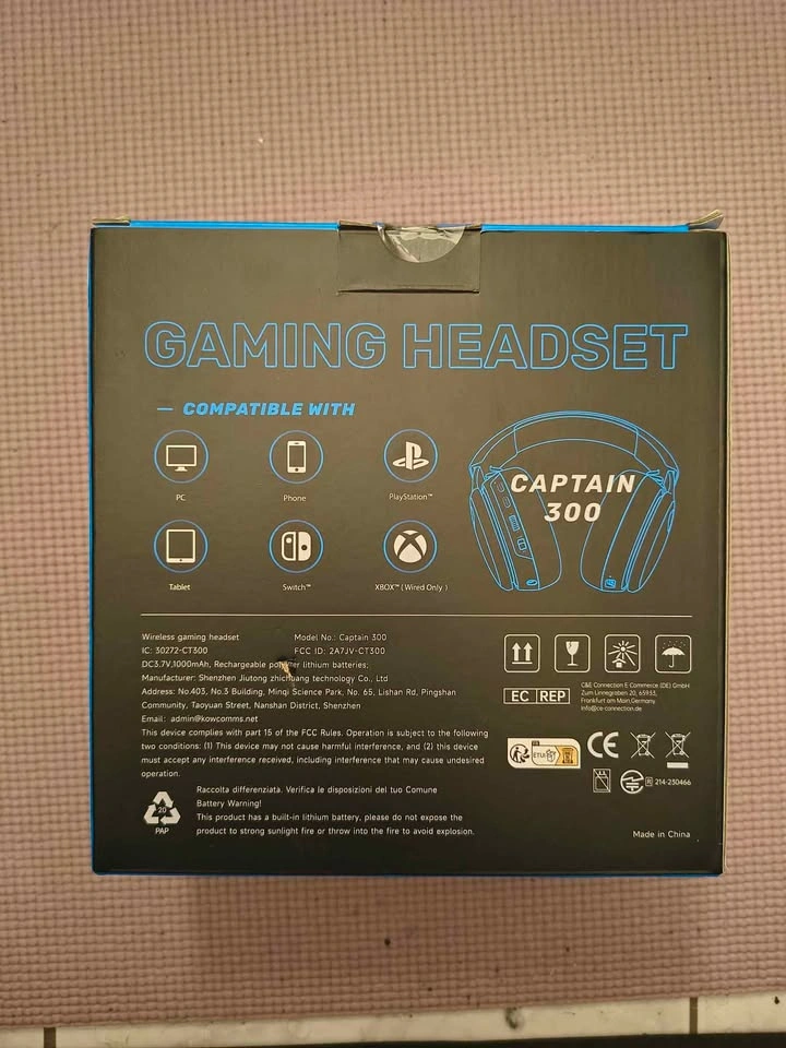 GTHEOS Captain 300 Wireless Gaming Headset - photo 4