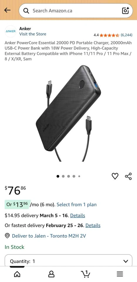 Anker PowerCore 20,000mAh - photo 4