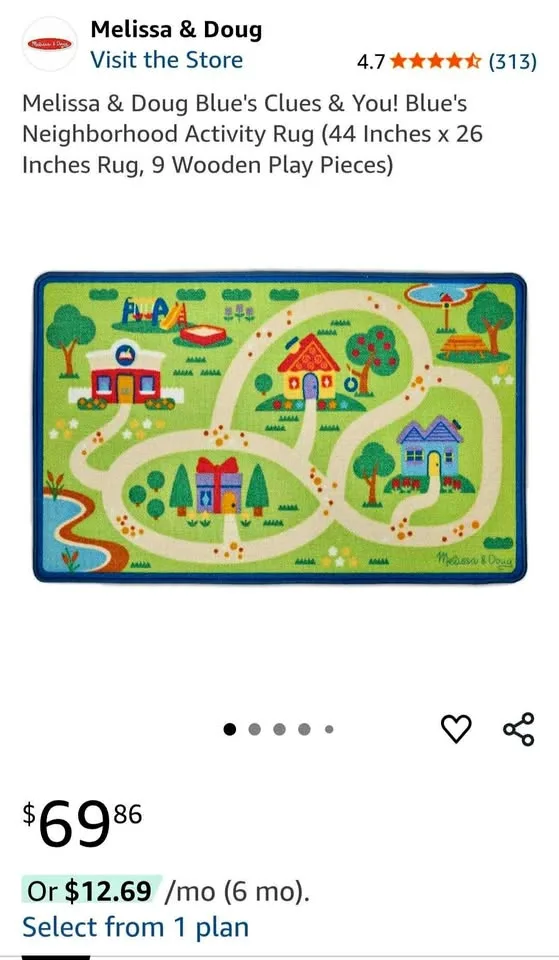 Activity Rug for kids thumbnail