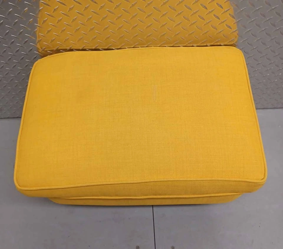 IKEA STRANDMON Yellow Ottoman Footstool - photo 5