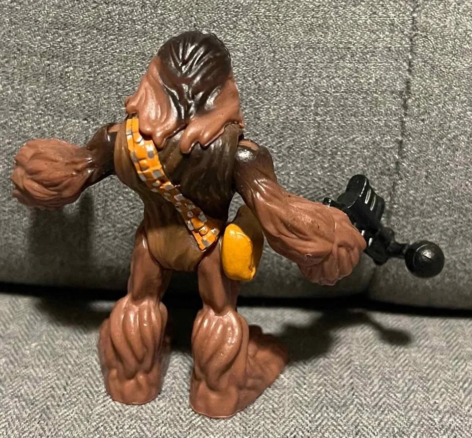 Star Wars Galactic Heroes Chewbacca Mini Figure 2004 - photo 3