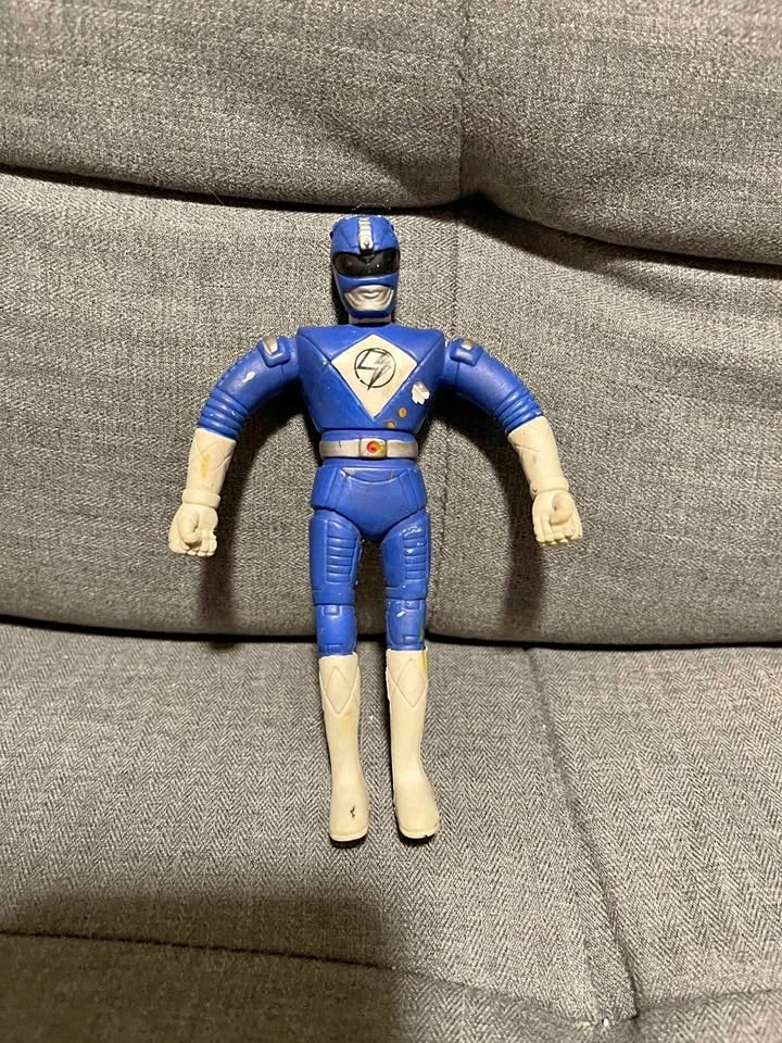 KO Sentai Power Ranger Power Teens Blue Ranger Bendable 6" Actio