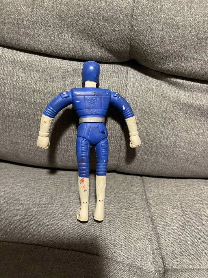 KO Sentai Power Ranger Power Teens Blue Ranger Bendable 6" Actio - photo 2