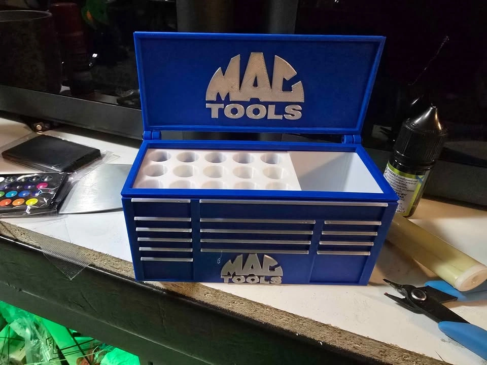 Custom made toolbox pen holders - photo 2