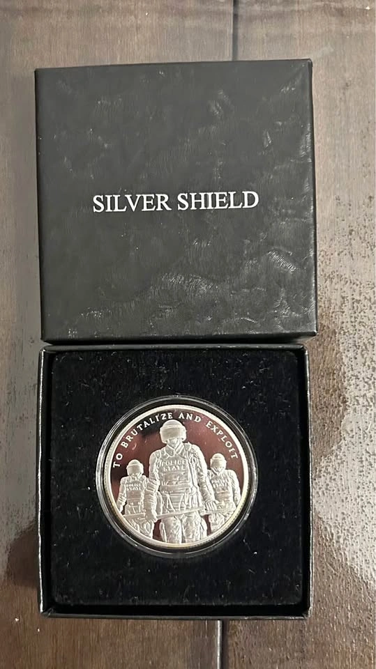 Silver Shield 1 oz Pure Silver Coin Limited Edition
