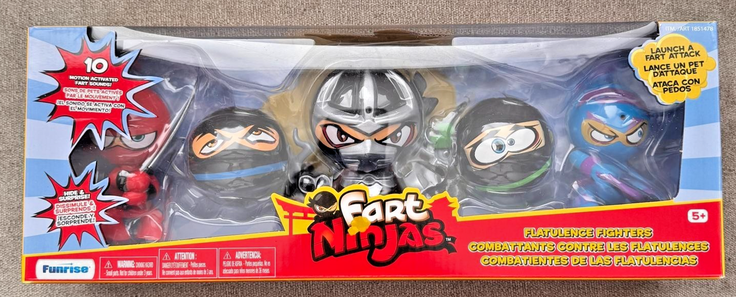 Funrise Fart Ninjas Flatulence Fighters Pack Motion Activated 10 - photo 3