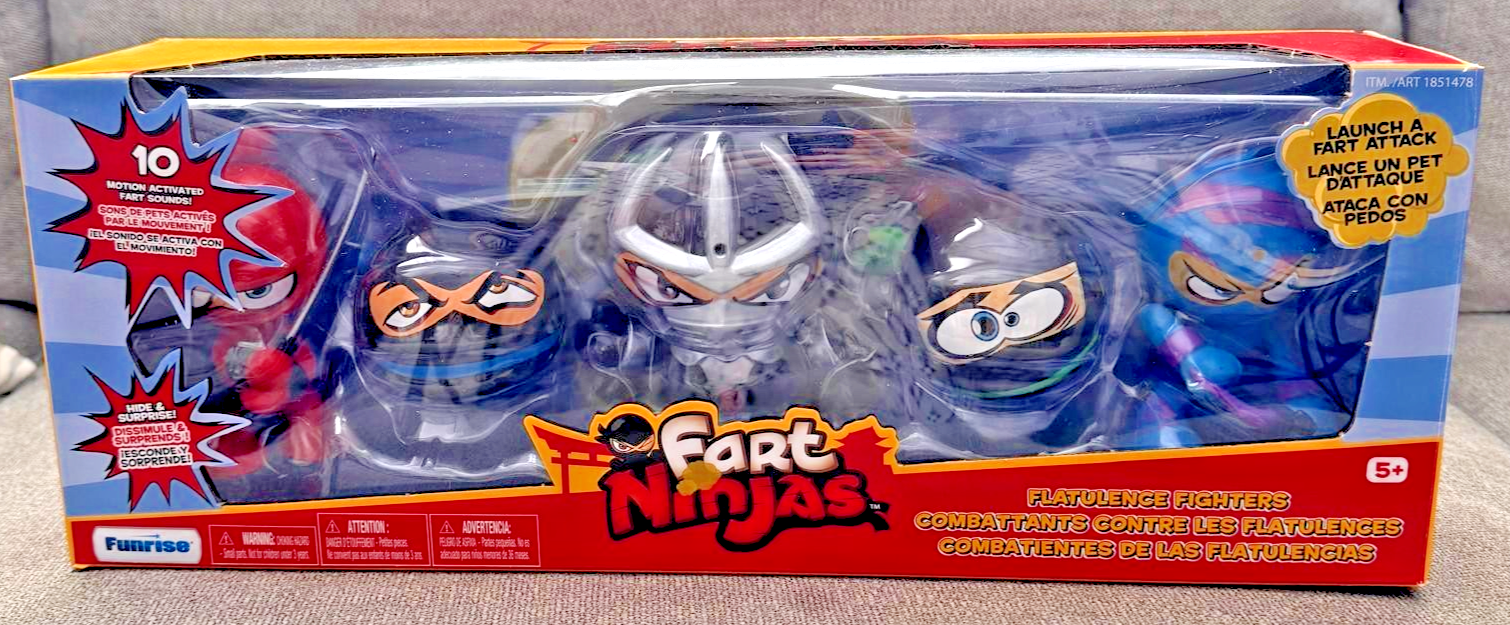 Funrise Fart Ninjas Flatulence Fighters Pack Motion Activated 10 - photo 5