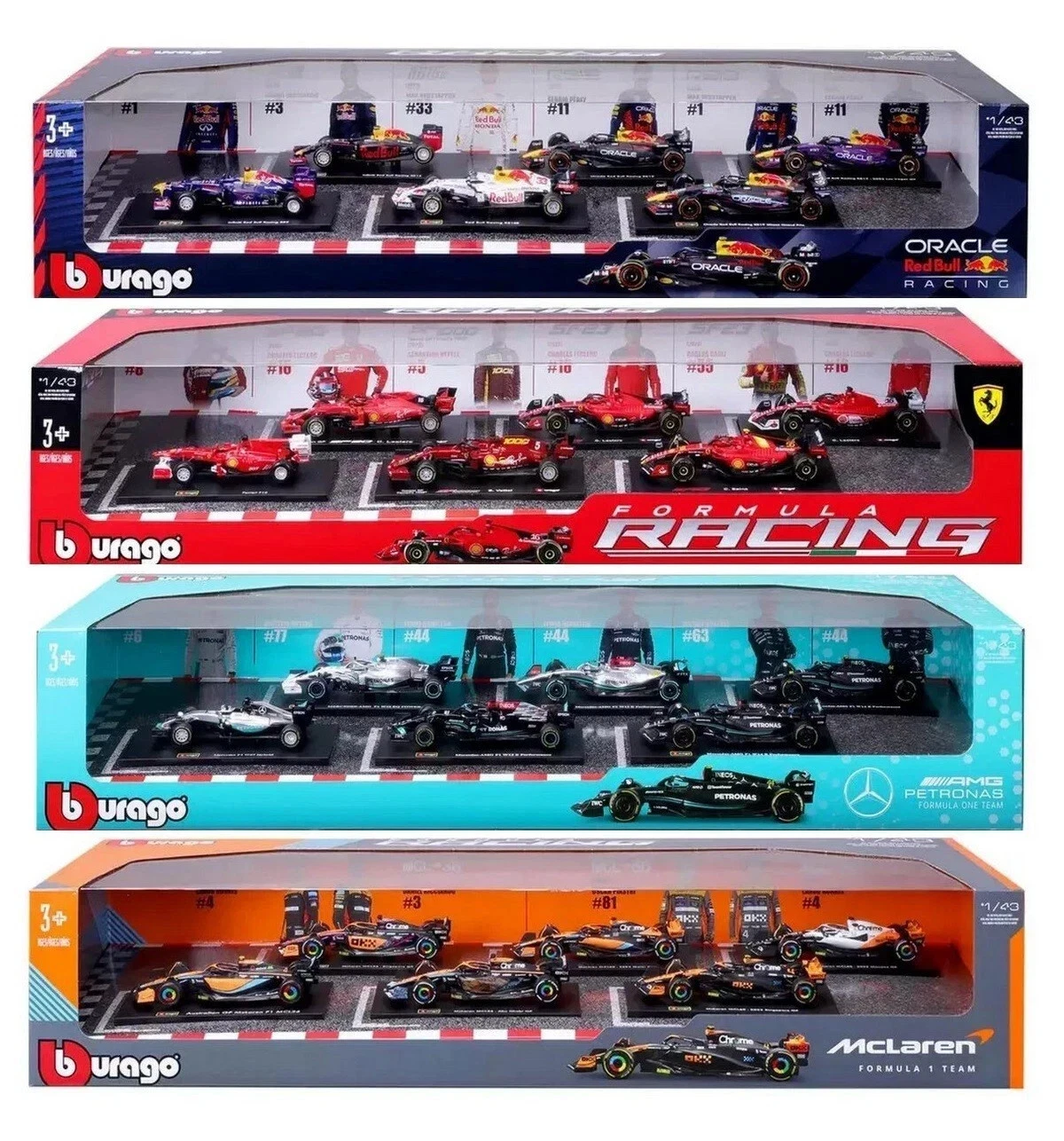 Bburago 1:43 F1 Die-Cast Car - Choose Driver