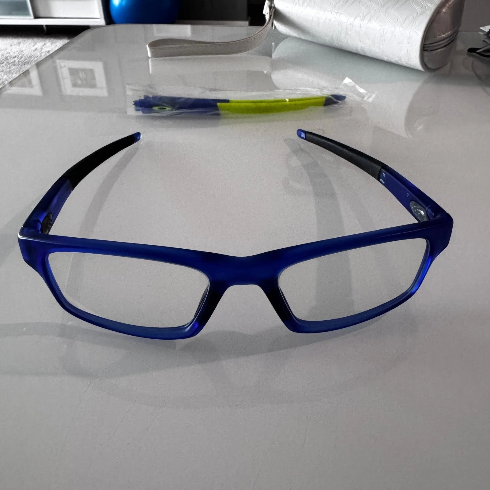 Oakley Crosslink XS Youth Eyeglasses OY8002-04 Blue/Yellow 49-14 - photo 5