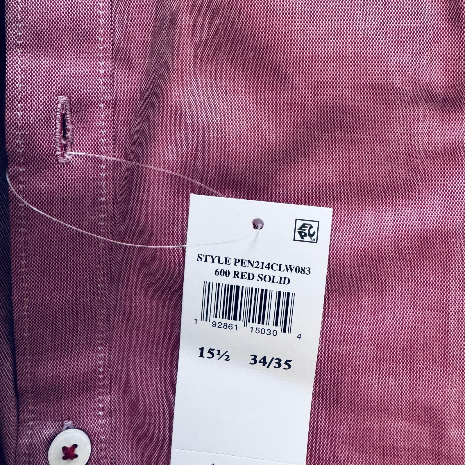 Original Penguin Men's Long Sleeve Button Down Shirt - Mauve Ros - photo 5