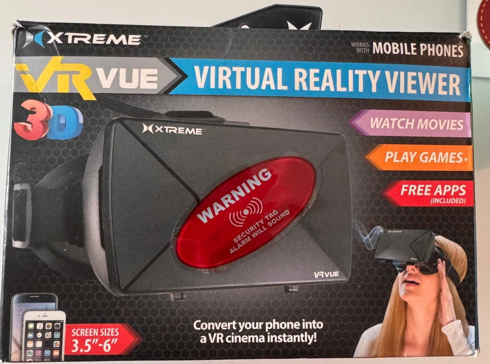 Xtreme VR VUE 3D Virtual Reality Viewer New in Box