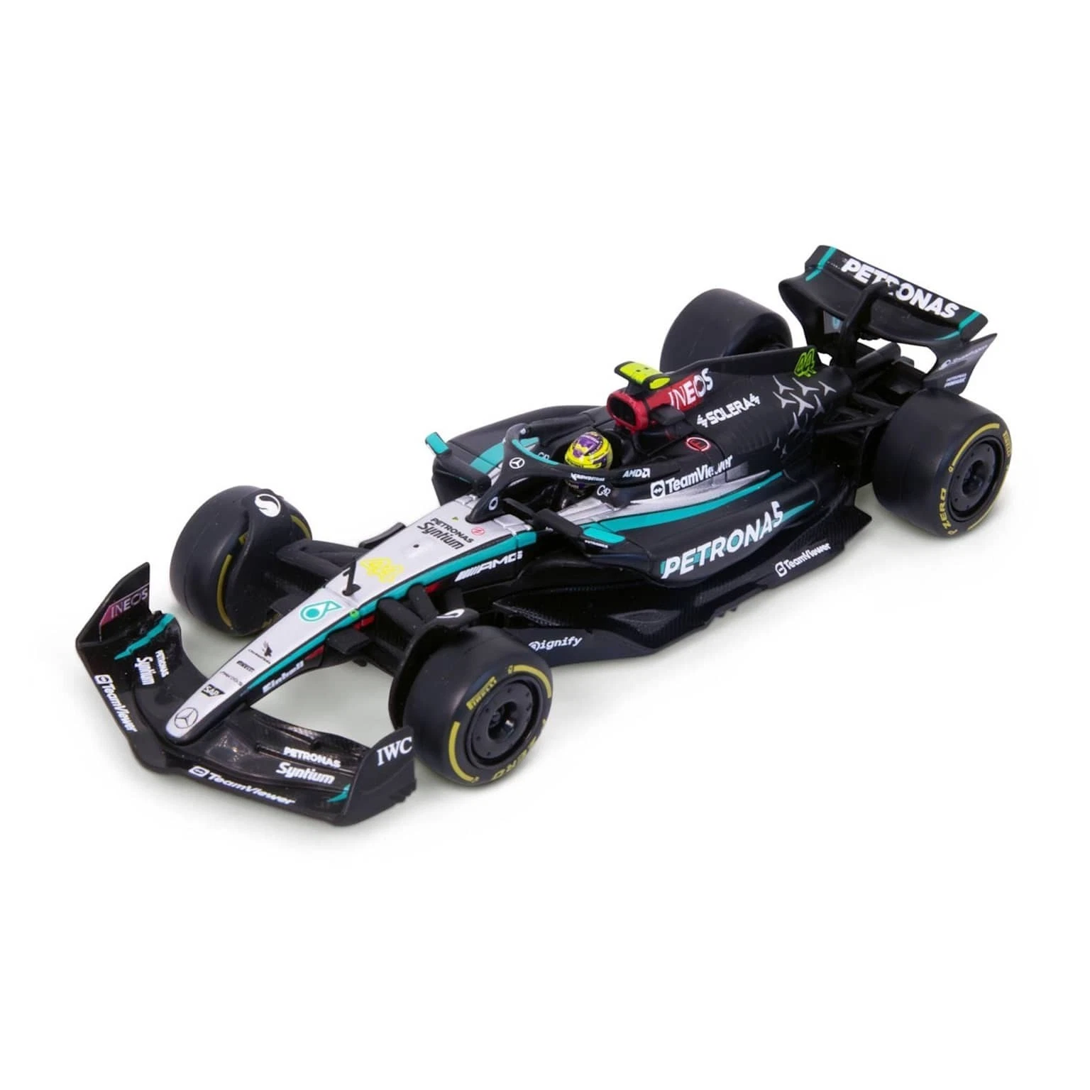 Bburago Mercedes AMG Petronas F1 1:43 Diecast 6 Cars Set