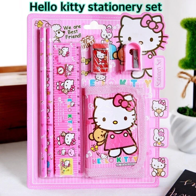 Kids 6pc Cartoon Stationery Set - photo 3