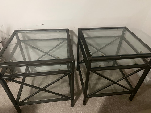 Glass Side Tables