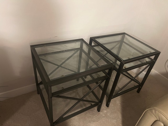 Glass Side Tables - photo 2