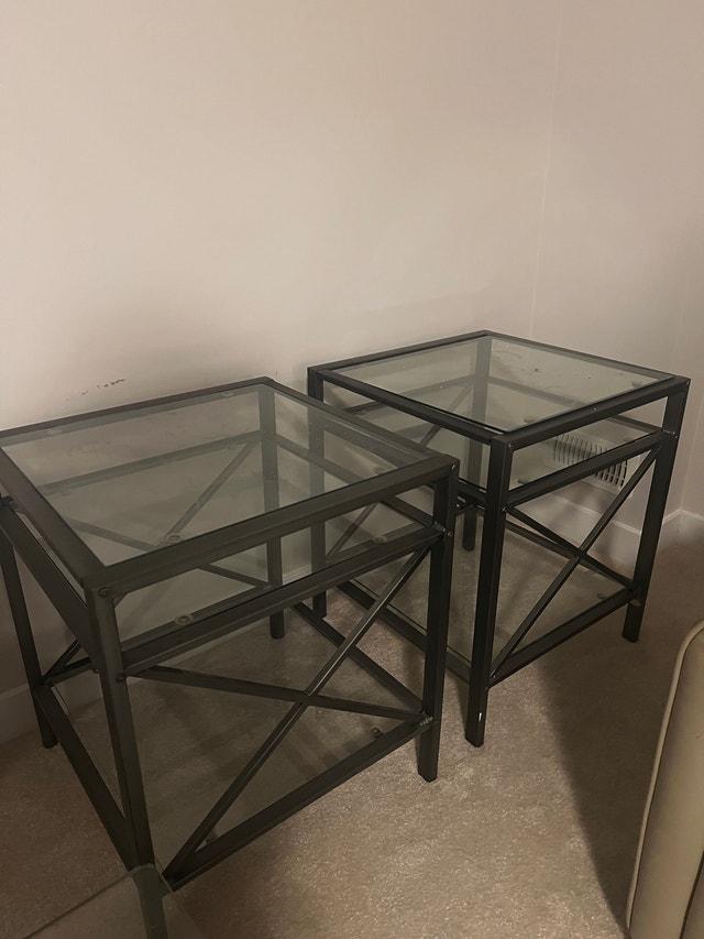 Glass Side Tables - photo 3