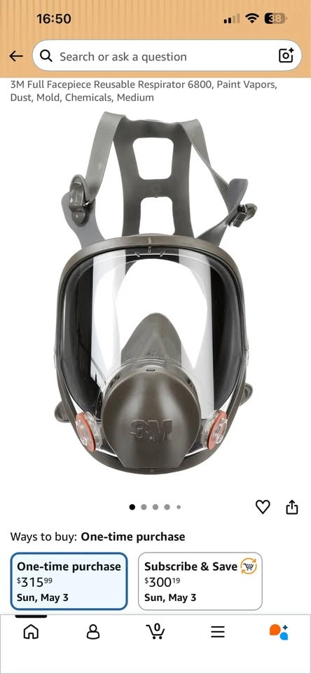 3M 6800 Full Face Mask - photo 5