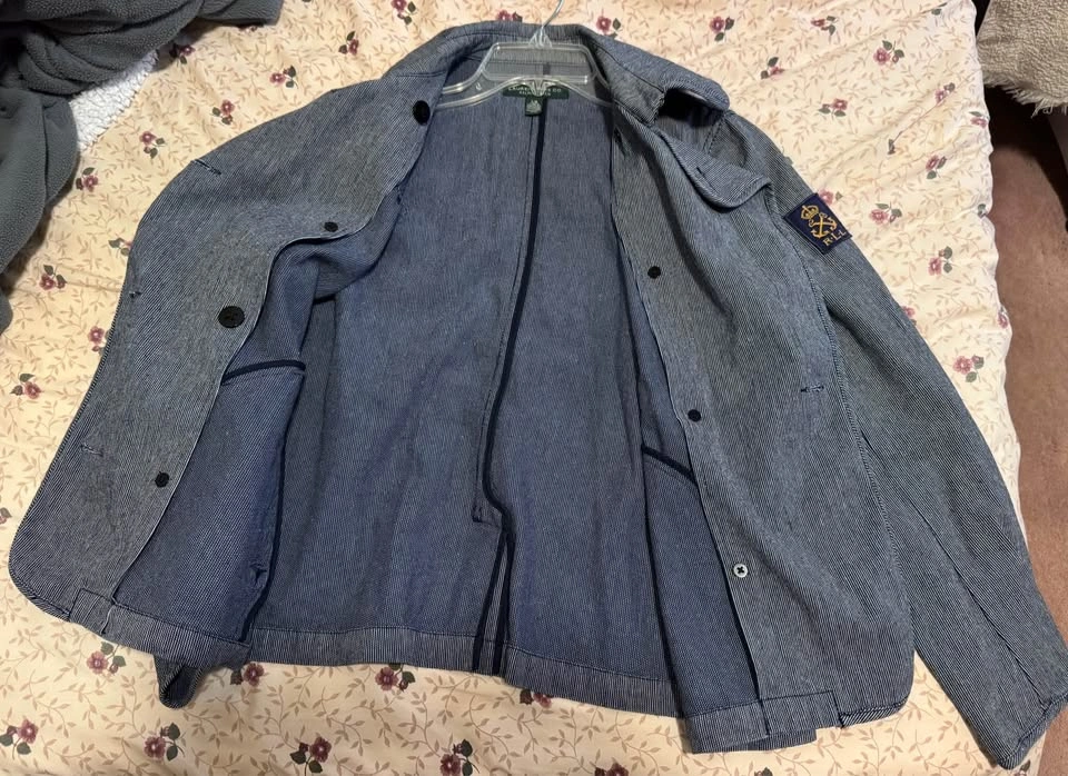 Lauren Jeans Co. Ralph Lauren Double-Breasted Jacket - Size L - photo 3