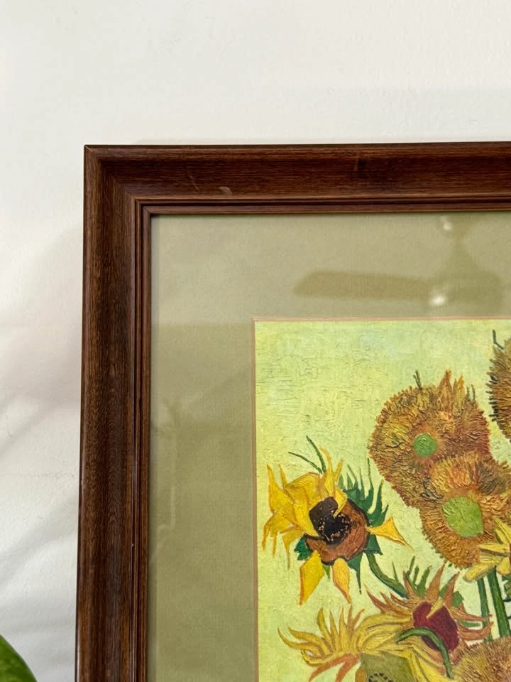 Vintage Van Gogh Sunflowers - Custom Framed Eaton’s Toronto - photo 4