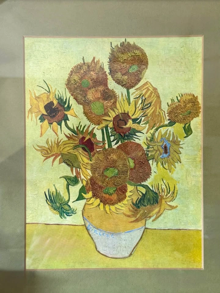 Vintage Van Gogh Sunflowers - Custom Framed Eaton’s Toronto - photo 5
