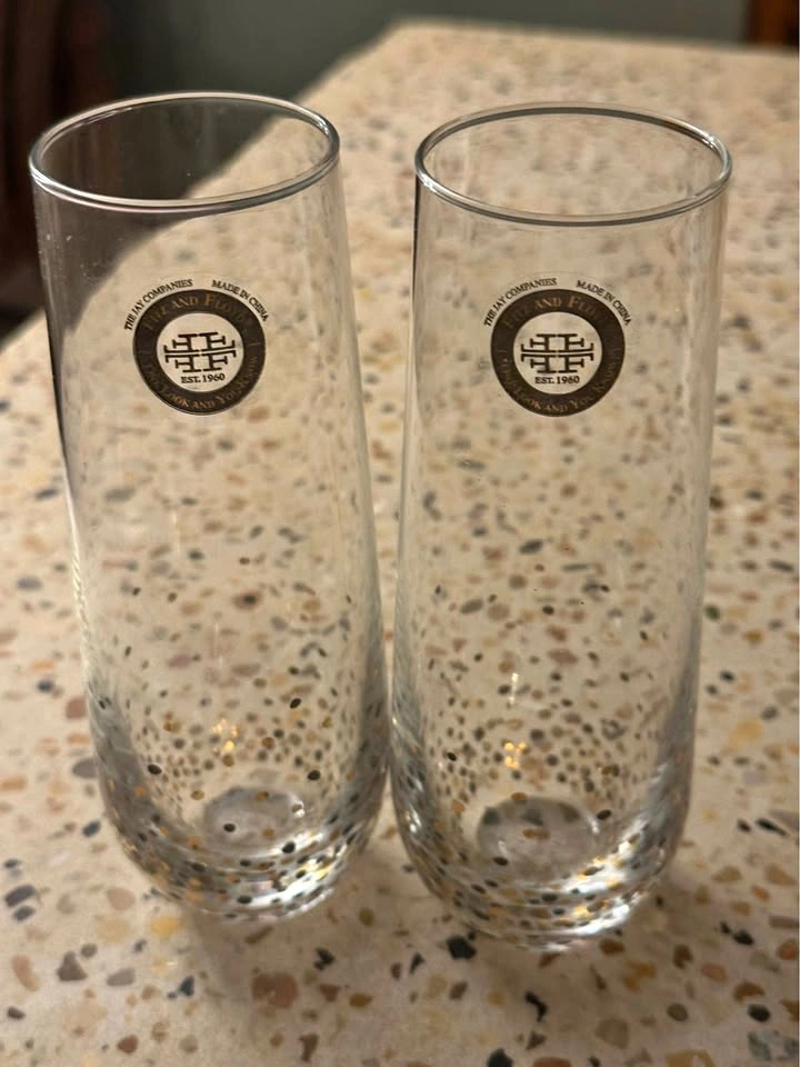 Fritz and Floyd Stemless Champagne Flutes