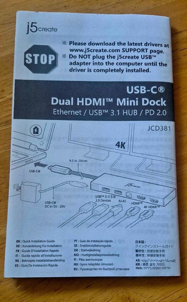 J5 Create USB-C Dual HDMI Mini Dock (JCD381) - photo 5