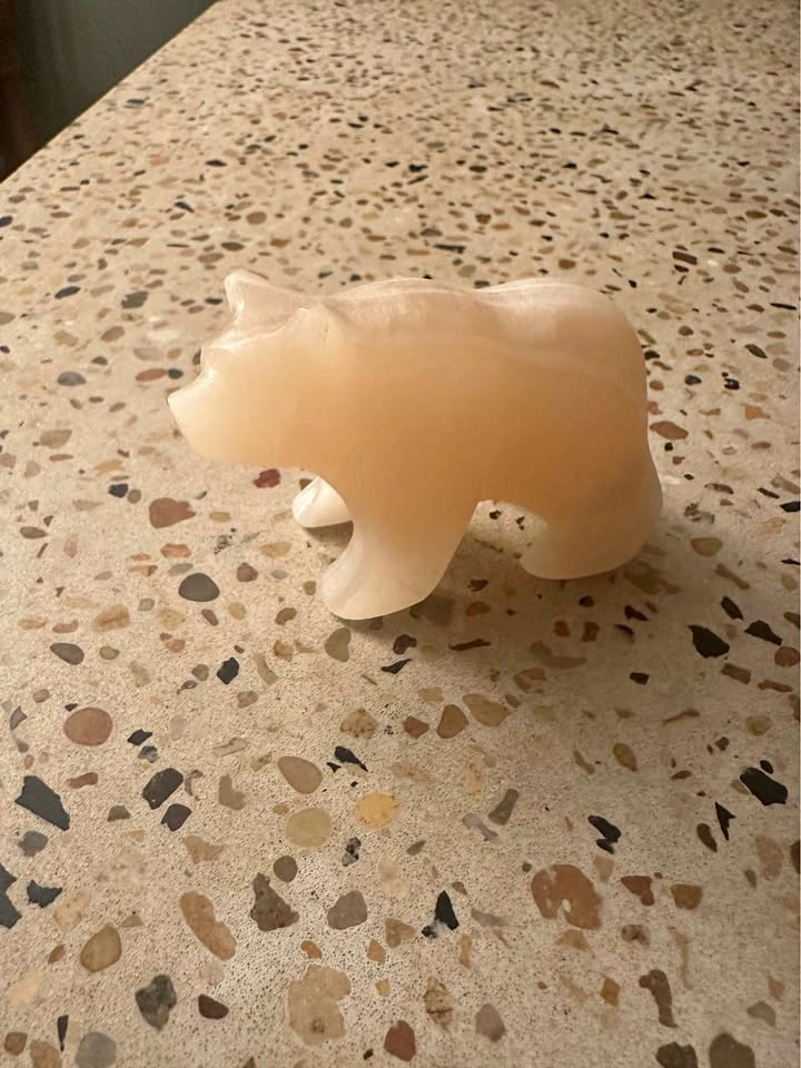 Stone Bear Figurine