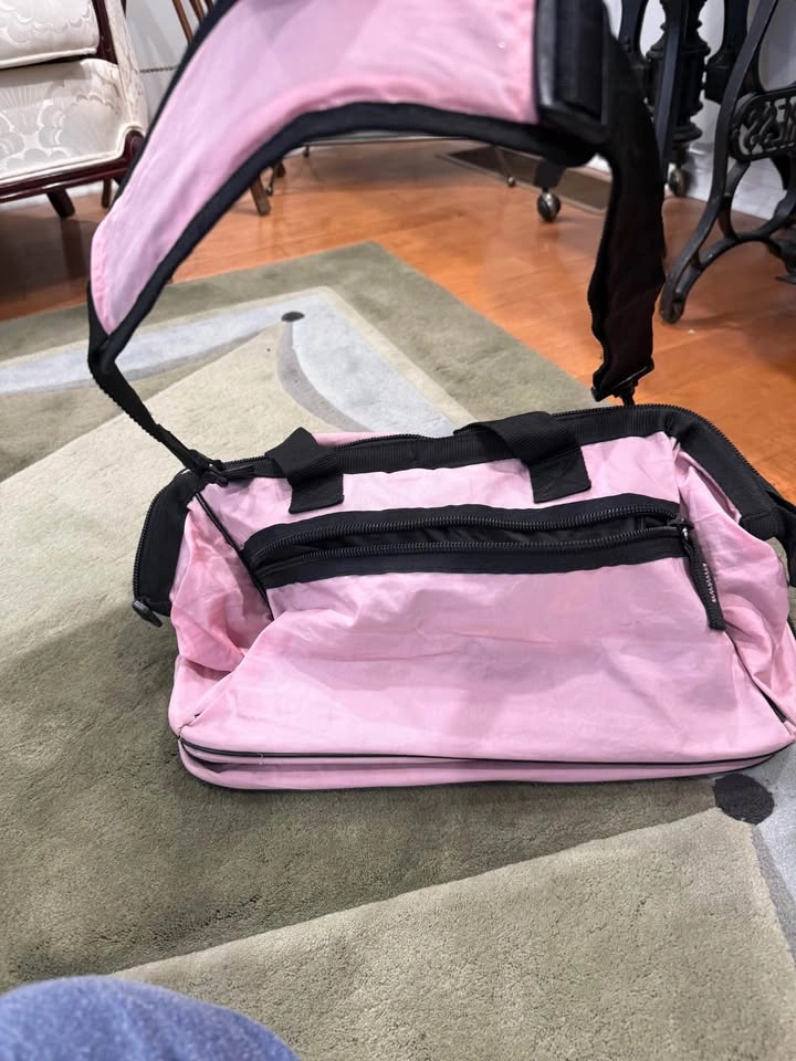 Pink Duffel Bag w Shoulder Strap - photo 4