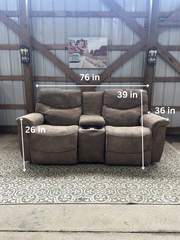 2 Seater Electric Faux Leather Recliner - photo 2