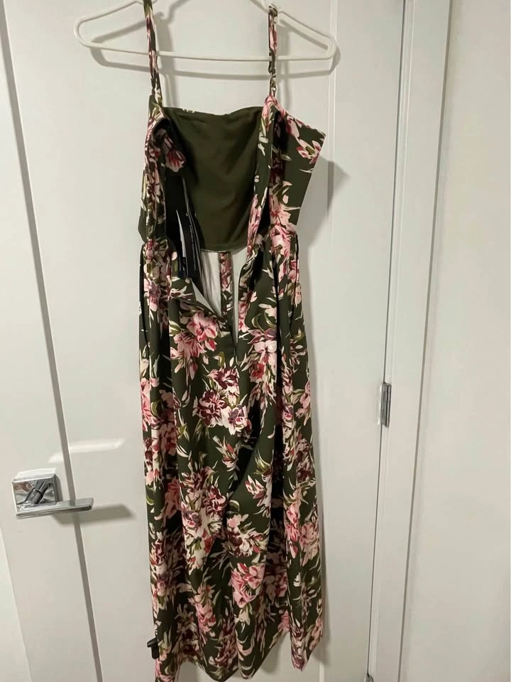 Green Floral Jumpsuit - photo 2