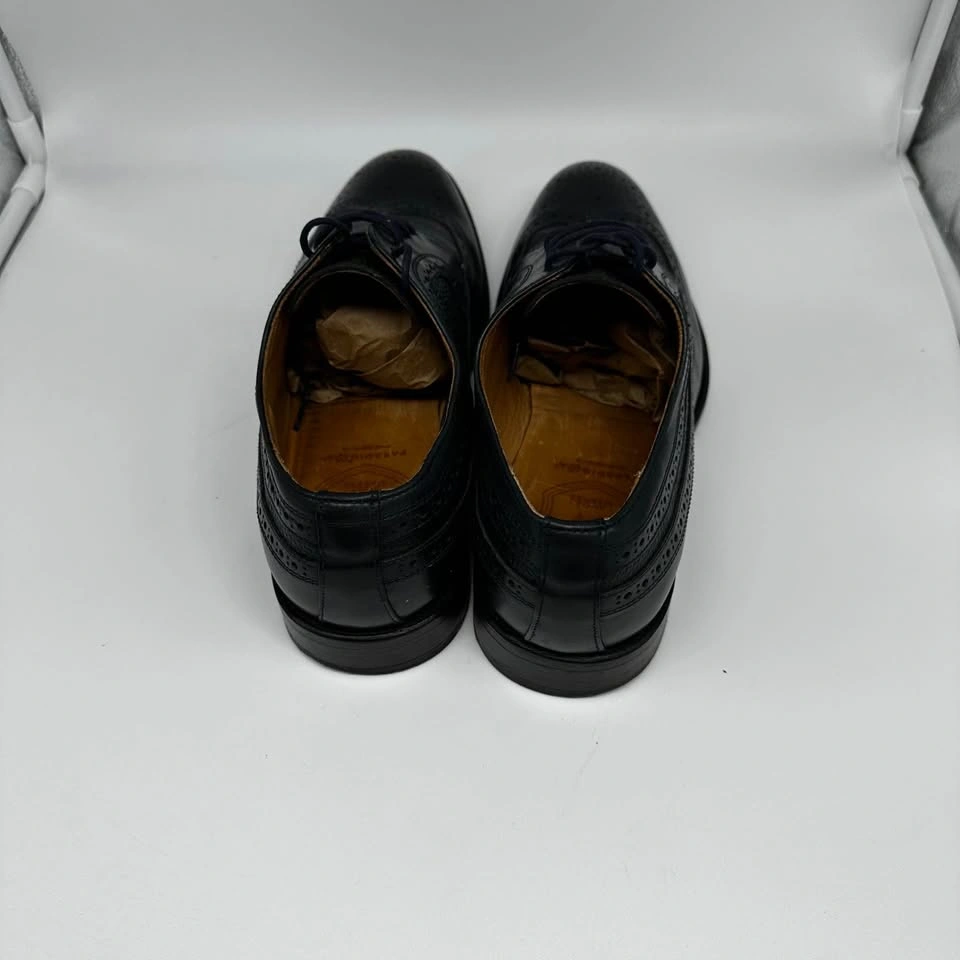 Paradigma Shoemakers Men's Black Leather Wingtip Oxford Shoes Si - photo 4