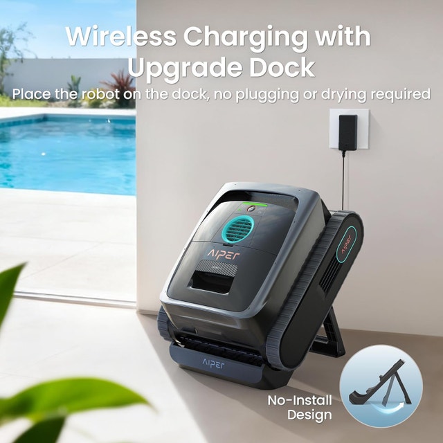 AIPER Scuba V3 AI Vision Cordless Robotic Pool Cleaner 2026 - photo 2