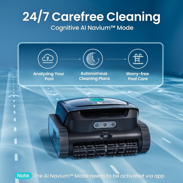 AIPER Scuba V3 AI Vision Cordless Robotic Pool Cleaner 2026 - photo 5